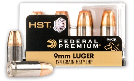 Federal 124 gr HST 9mm ammo