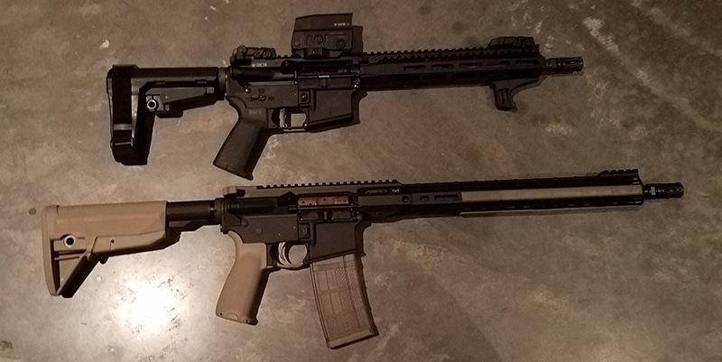 AR Pistol and AR Rifle