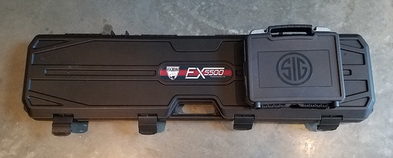 Faxon Firearms Rifle Case and SIG Sauer Pistol Case