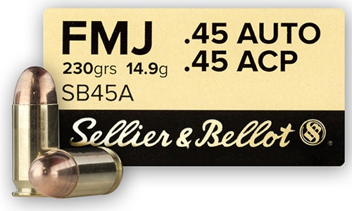 Sellier and Bellot 45 ACP Ammo