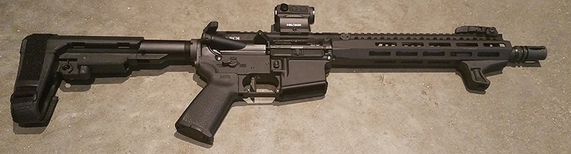 AR-15 With Holosun HS403C Red Dot Sight