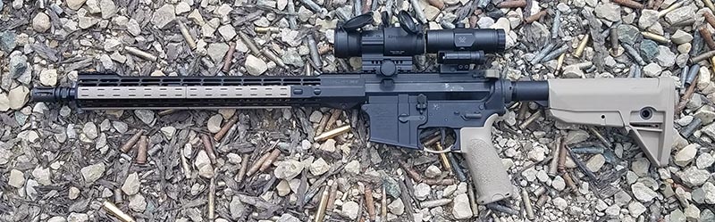 Aimpoint Pro Mounted on AR-15 With Vortex 3X Magnifier