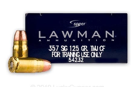 Speer 357 SIG Lawman TMJ Ammo - Best Bulk Ammo