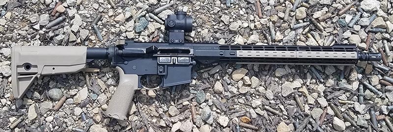 Trijicon MRO Mounted to AR-15