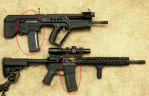 Tavor Bullpup and AR Style Rifle