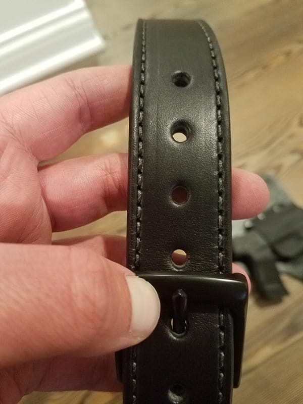 Bigfoot Gun Belt Stitching