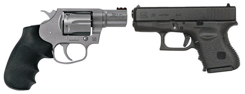 Subcompact Pistol vs Revolver