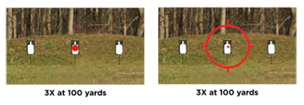 Red Dot vs Holographic Sight (Eotech) Through 3X Magnifier