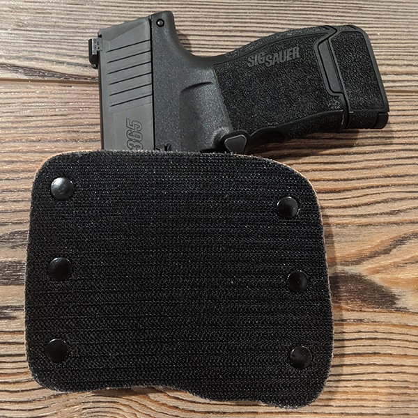Crossbreed Belly Band Holster Backside With Velcro