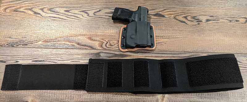 Crossbreed Belly Band Holster for P365 with Streamlight TLR-6